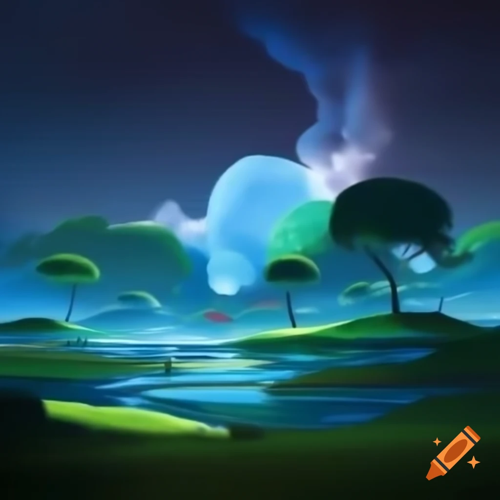 colorful-glowing-bubbles-with-letters-in-magical-green-forest-on-craiyon