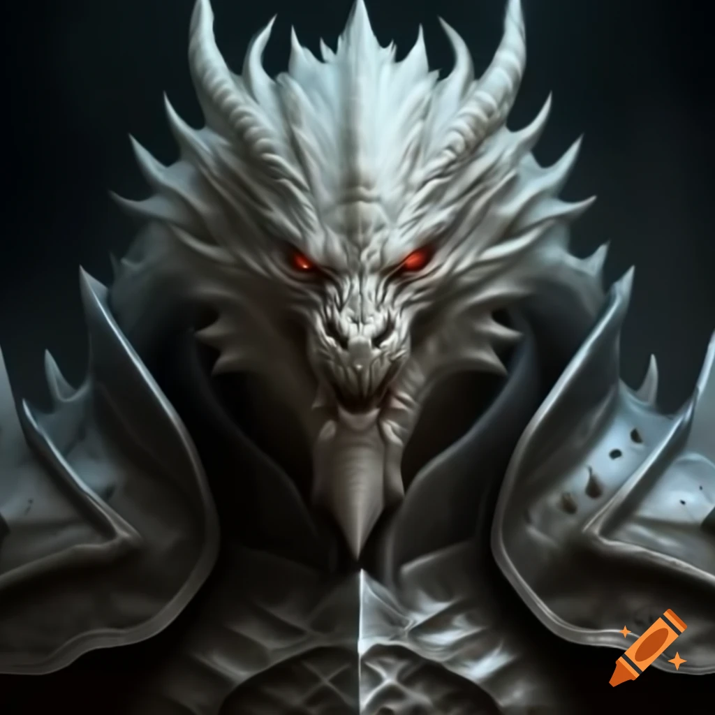 White Revenant dragonborn character