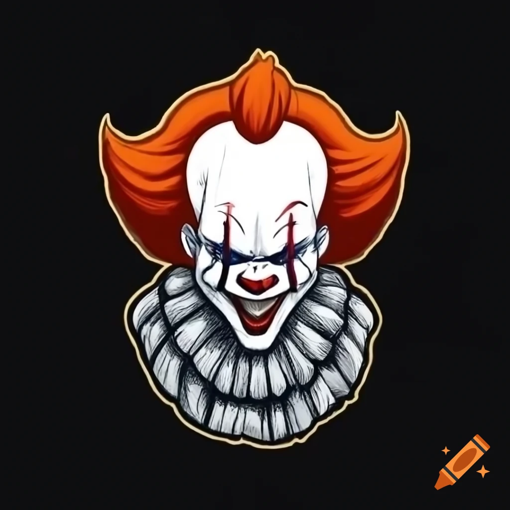 Pennywise american football football logo digital art on craiyon
