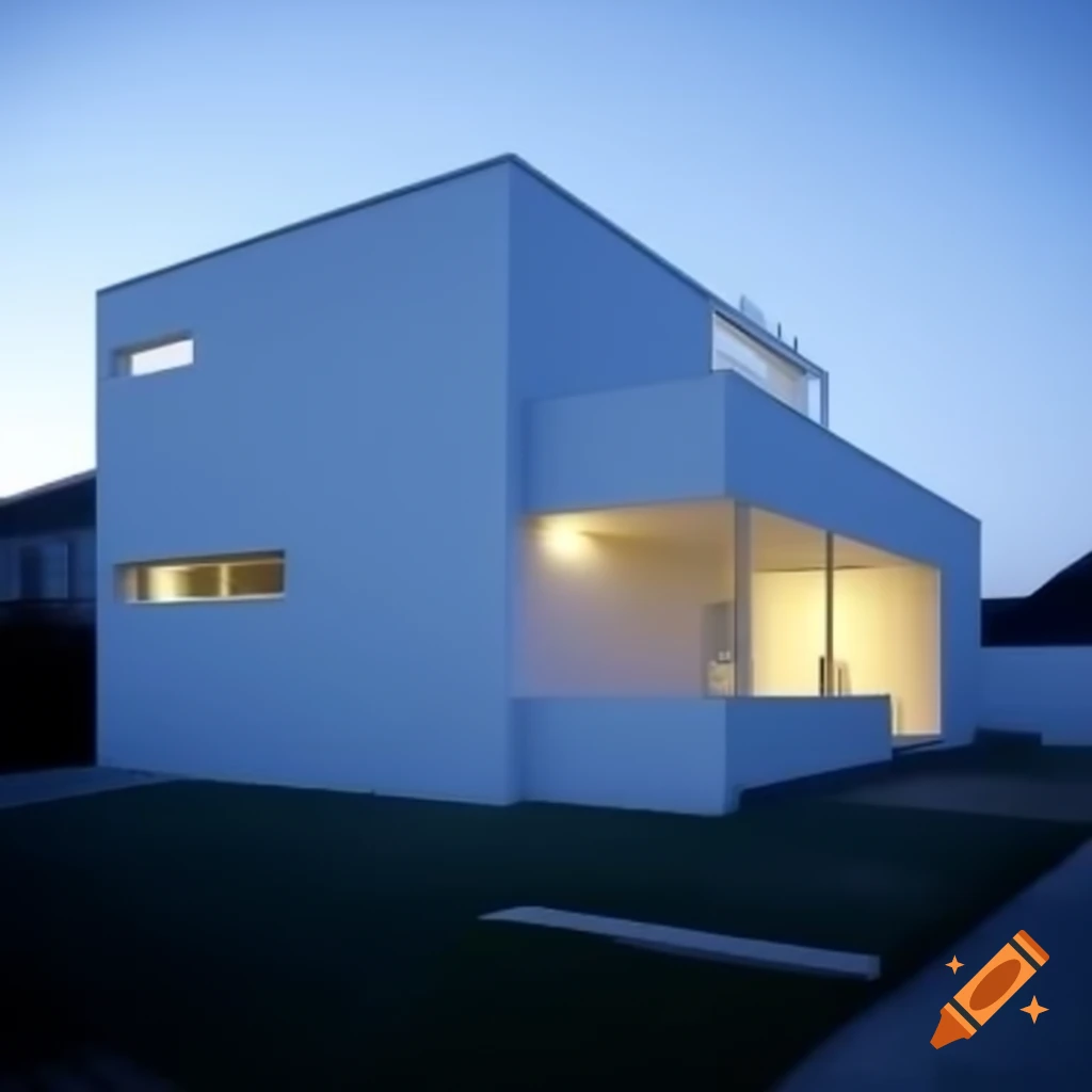 Sleek Modern Minimalist House Design On Craiyon