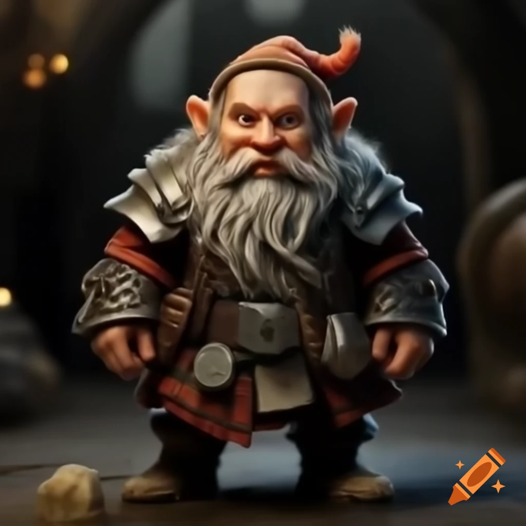 Noble dwarf wearing a kilt