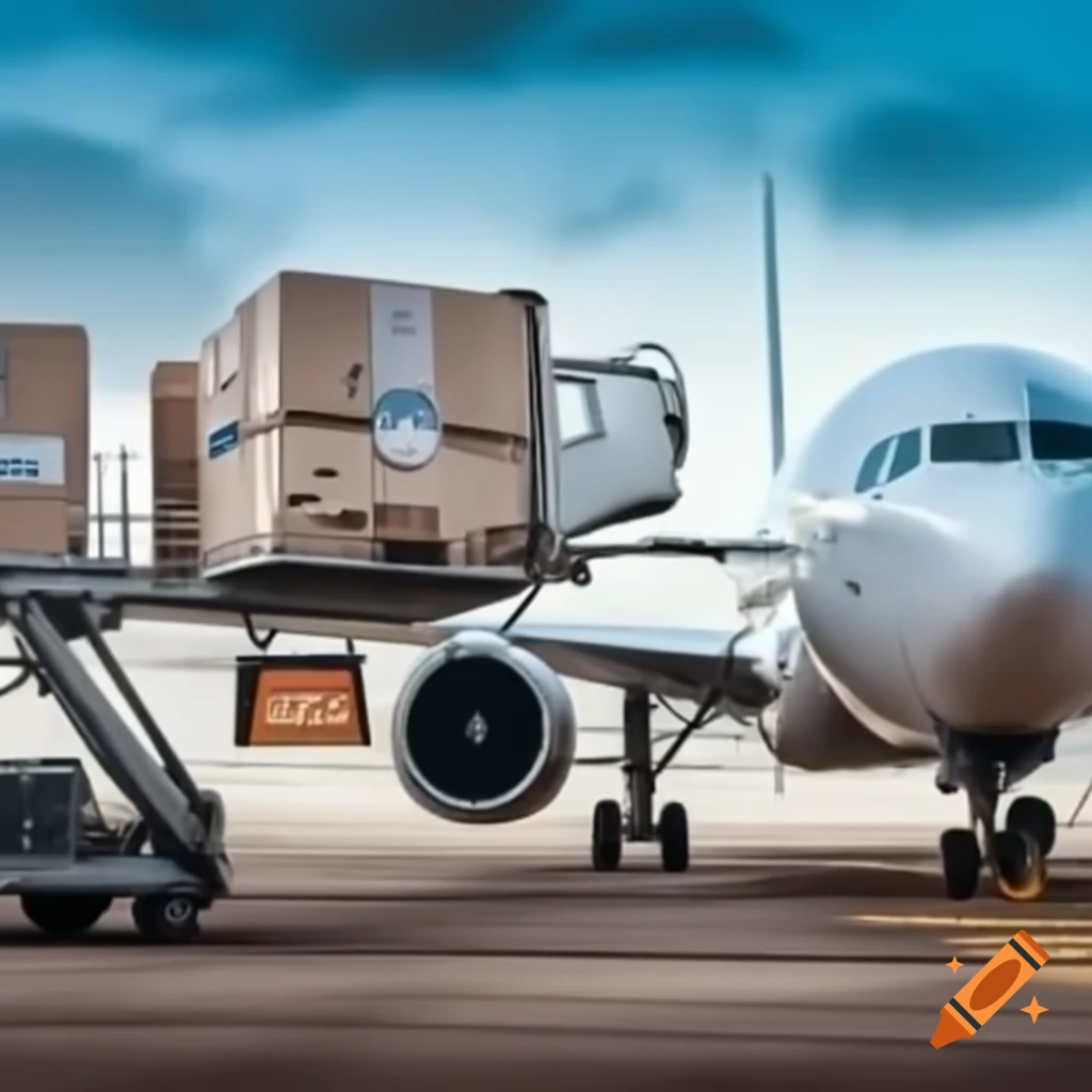 Doodle illustration of aircraft on the ground for ecommerce website