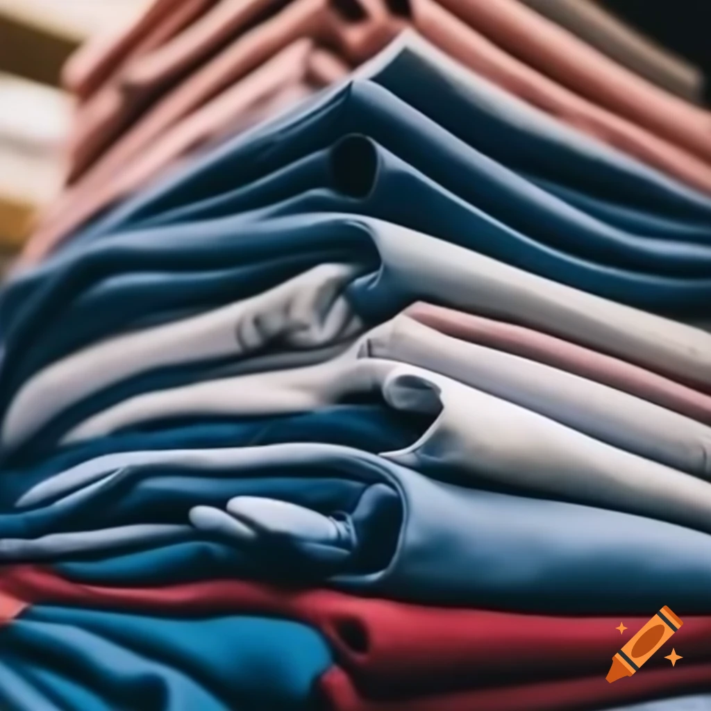 Neatly folded dress shirts for sale