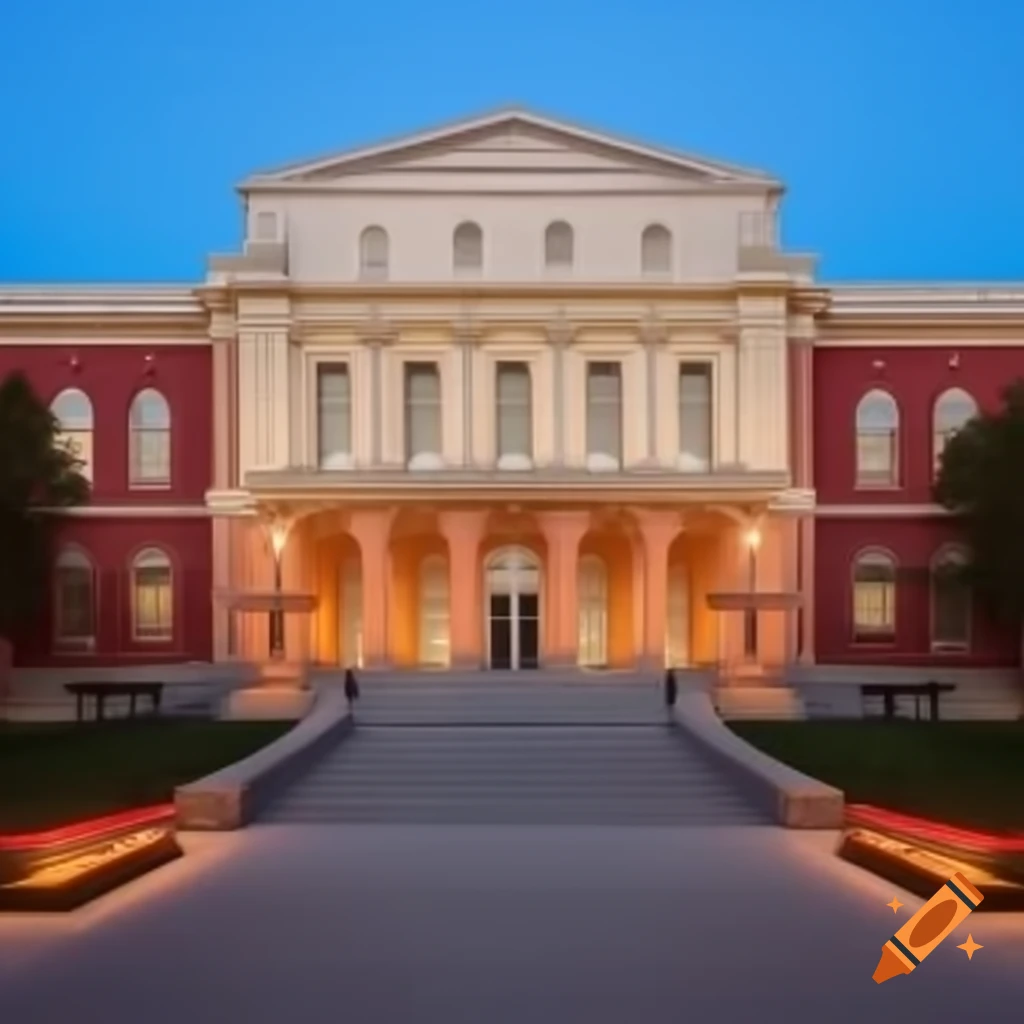 Exterior view of a museum building