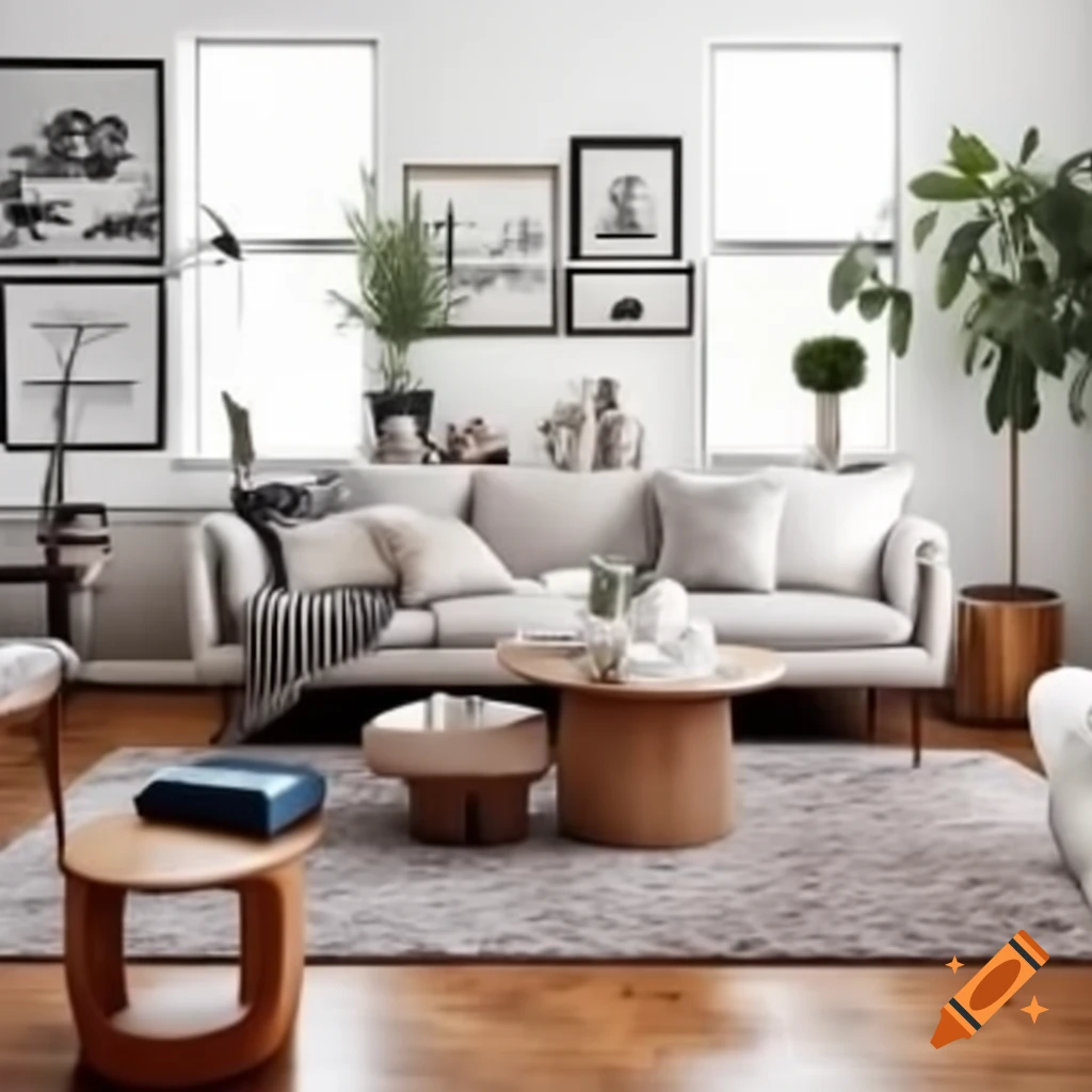Cozy living room interior design