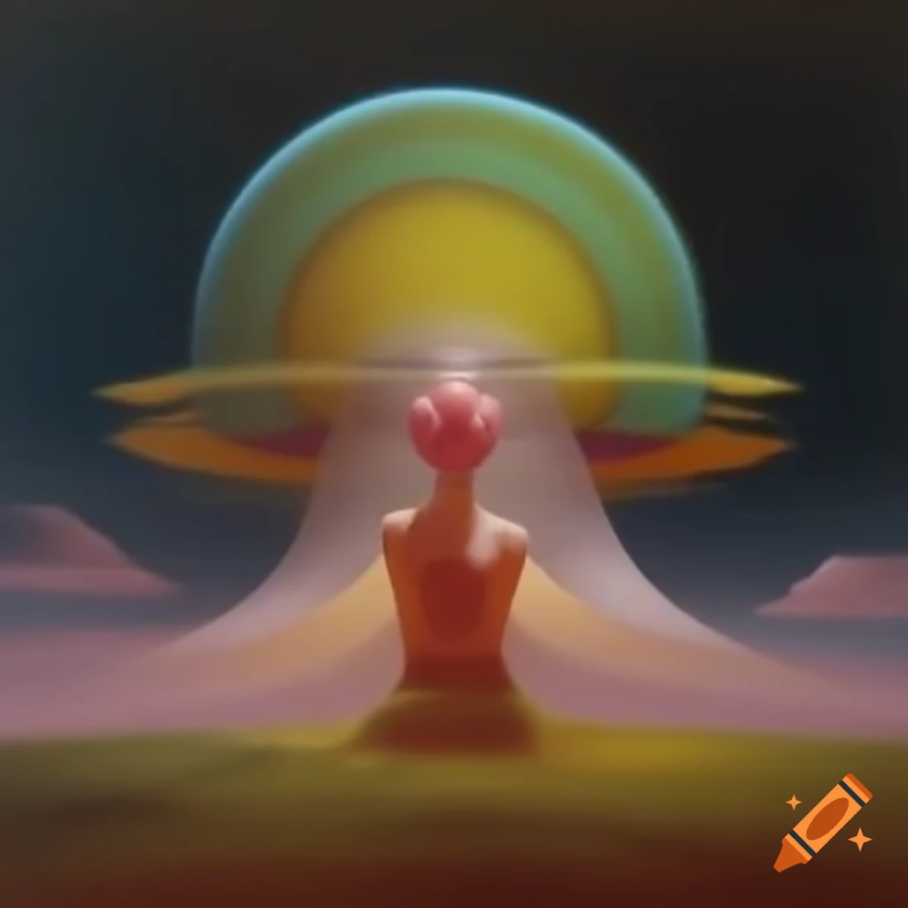 Surrealist artwork featuring dreamlike imagery