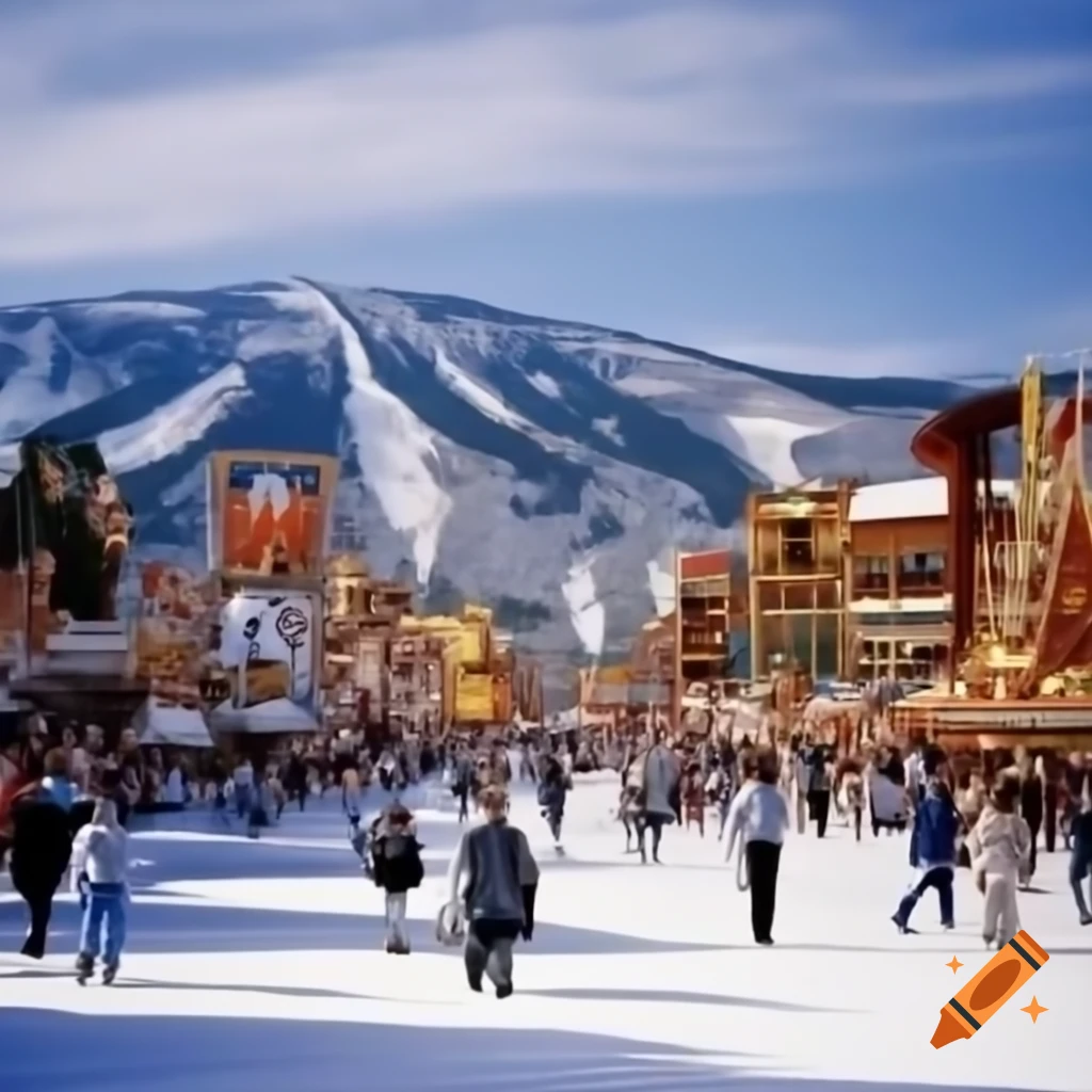 Winter-themed amusement park zone inspired by Aspen from Dumb and Dumber
