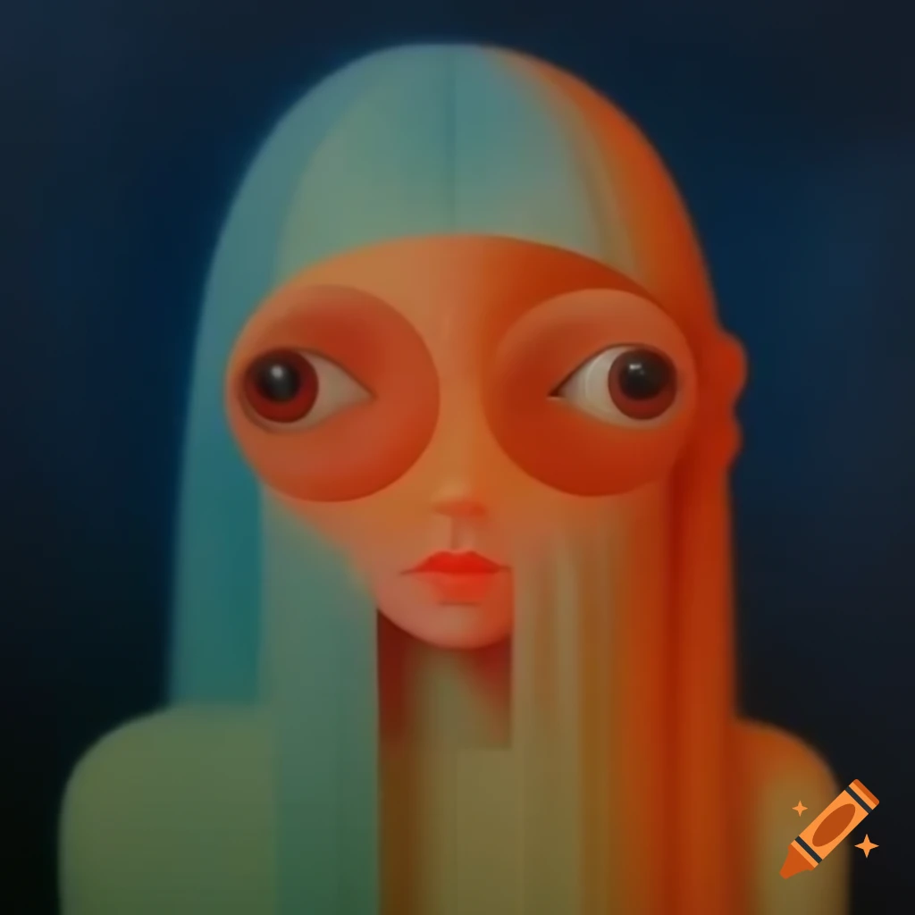Surrealist artwork with abstract elements