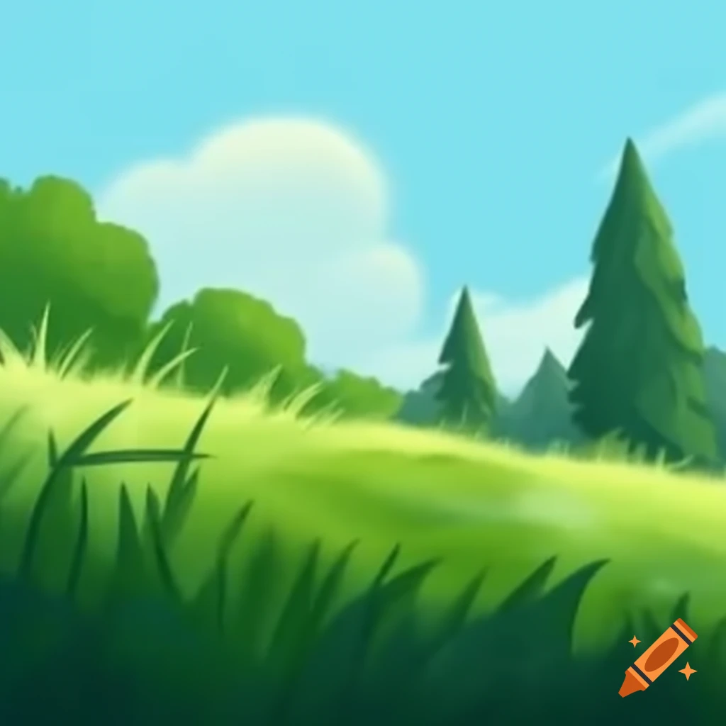 Scenic landscape featuring grass and trees