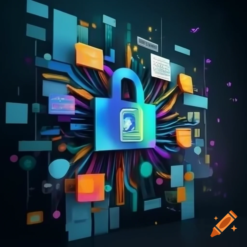 Colorful abstract representation of AI algorithms for marketing optimization