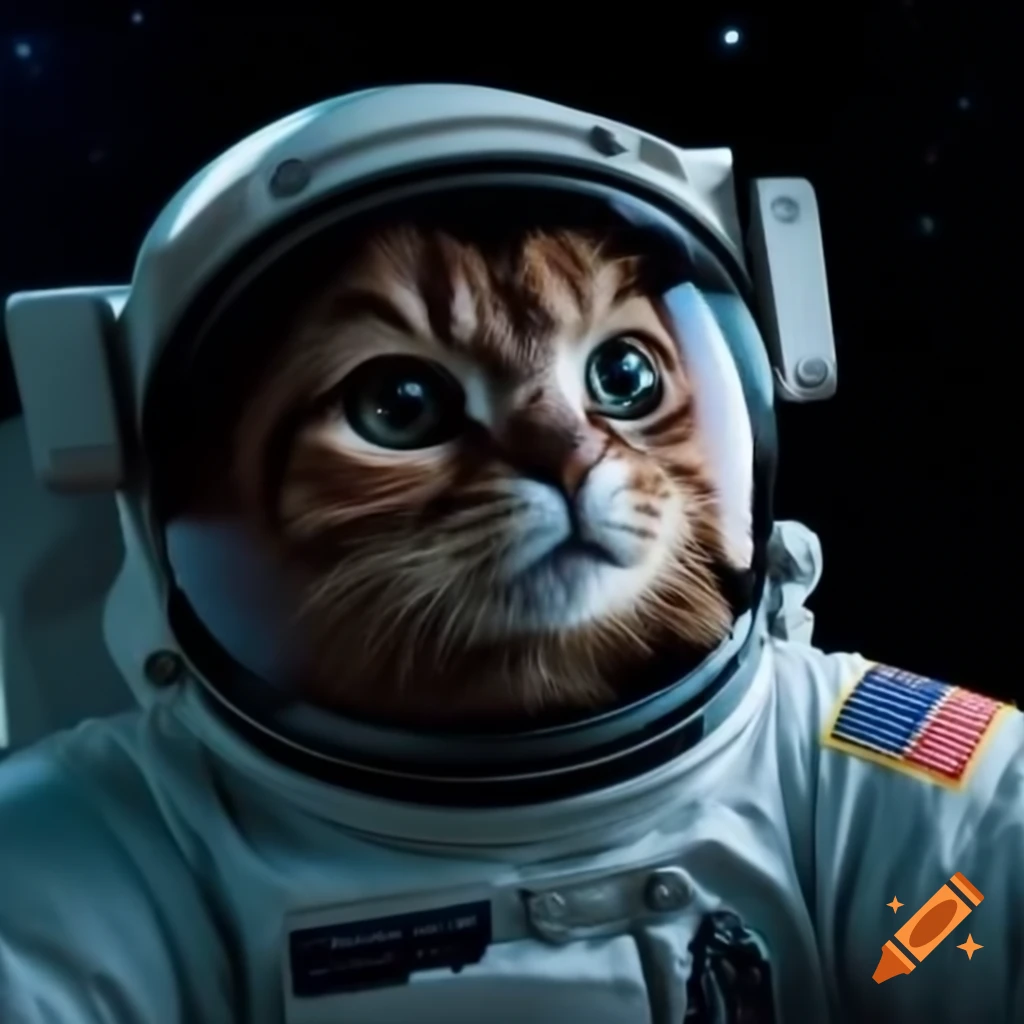 Wizard cosmonaut wearing space suit