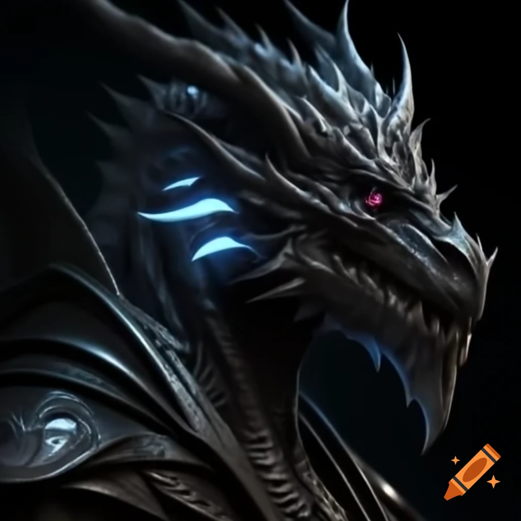 Black and silver dracthyr evoker casting an epic spell