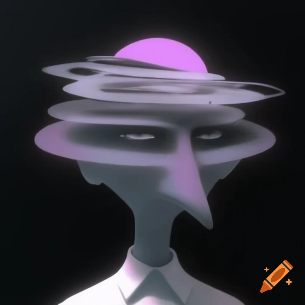 Surrealist monochrome artwork featuring a single color