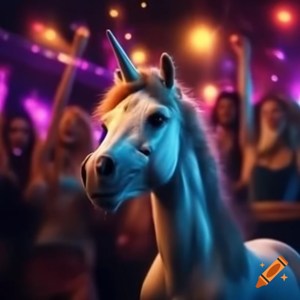 Pony at a festive party atmosphere