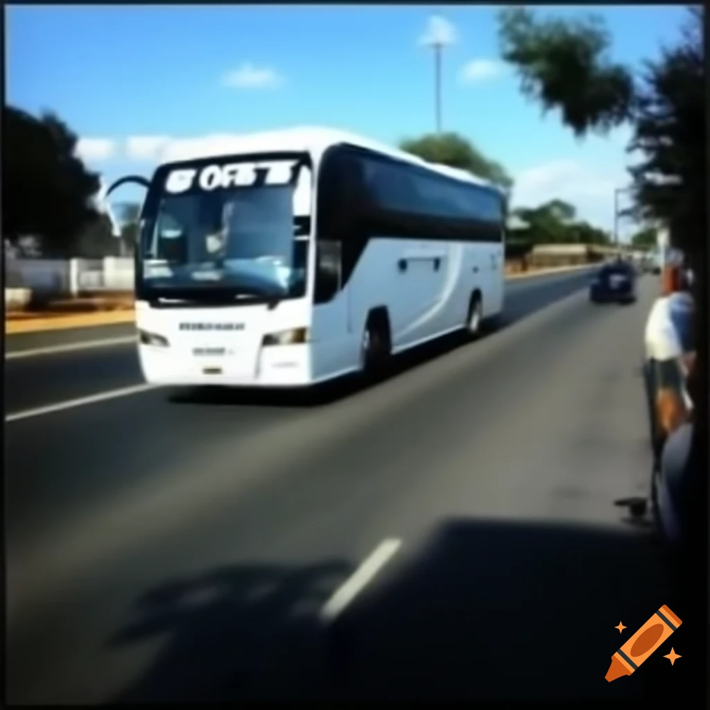 White double-decker Marcopolo bus with 'Inclusão na estrada' text