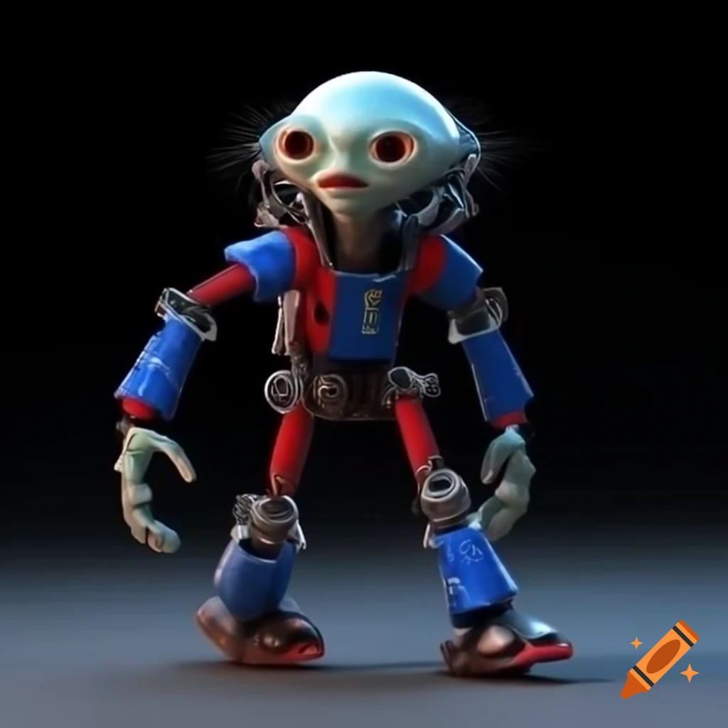 Killerclown-Robot from an interdimensional alien race with a squarish face