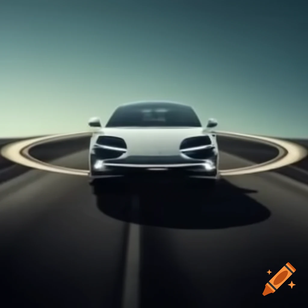 V8 car driving on Saturn's rings
