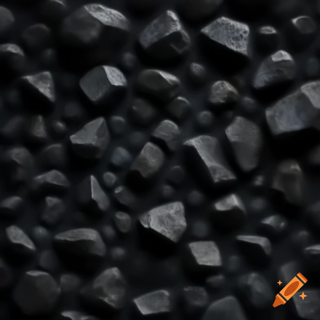 Voidstone ore texture with pitch-black appearance absorbing light