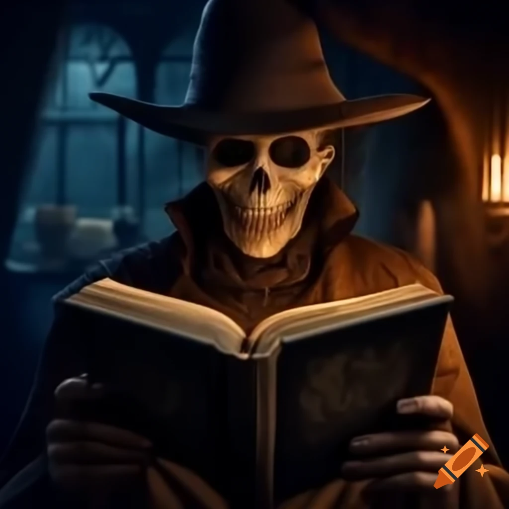Haunted book representing suspense story channel profile pic