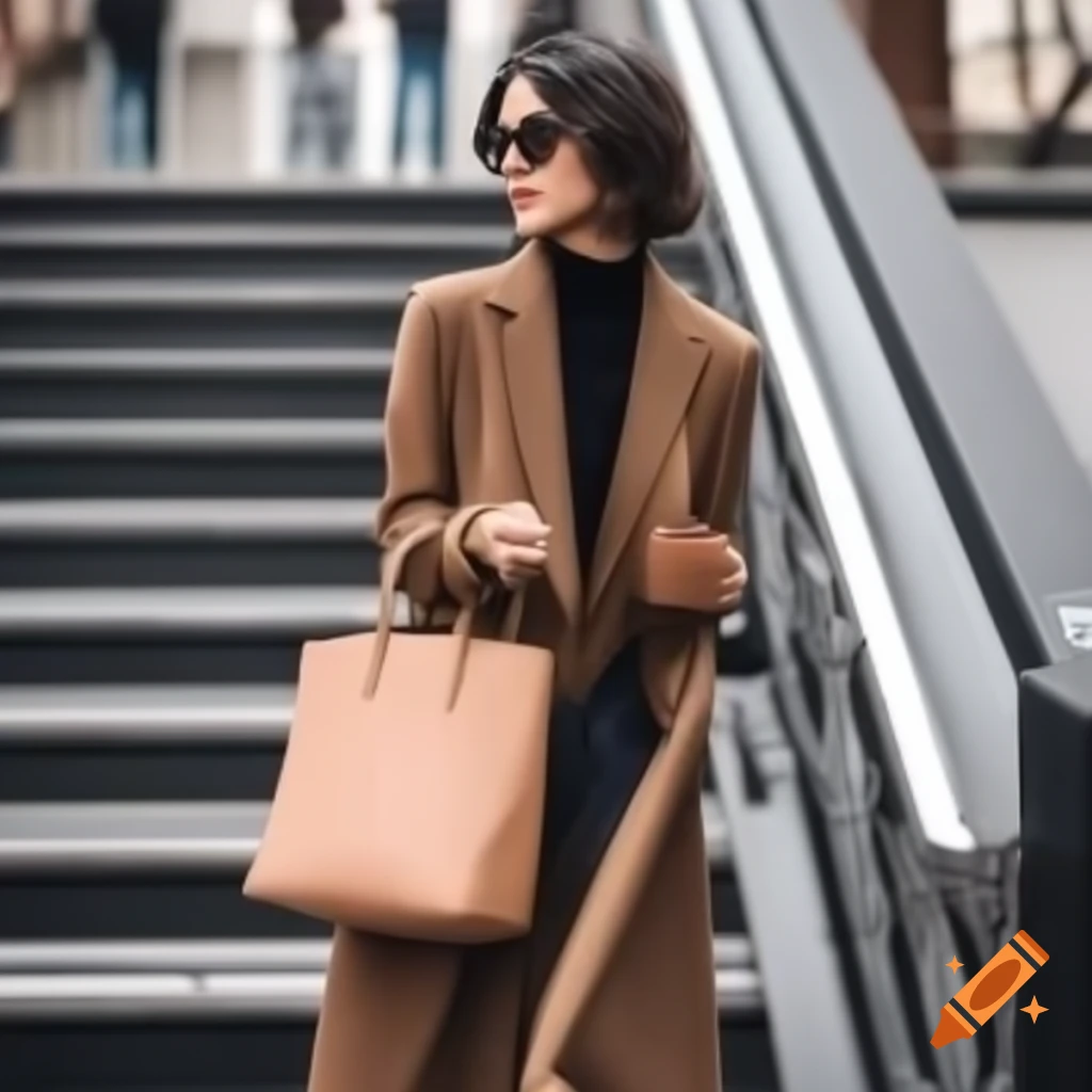 Person embodying innovation, elegance, and modernity with a sophisticated style