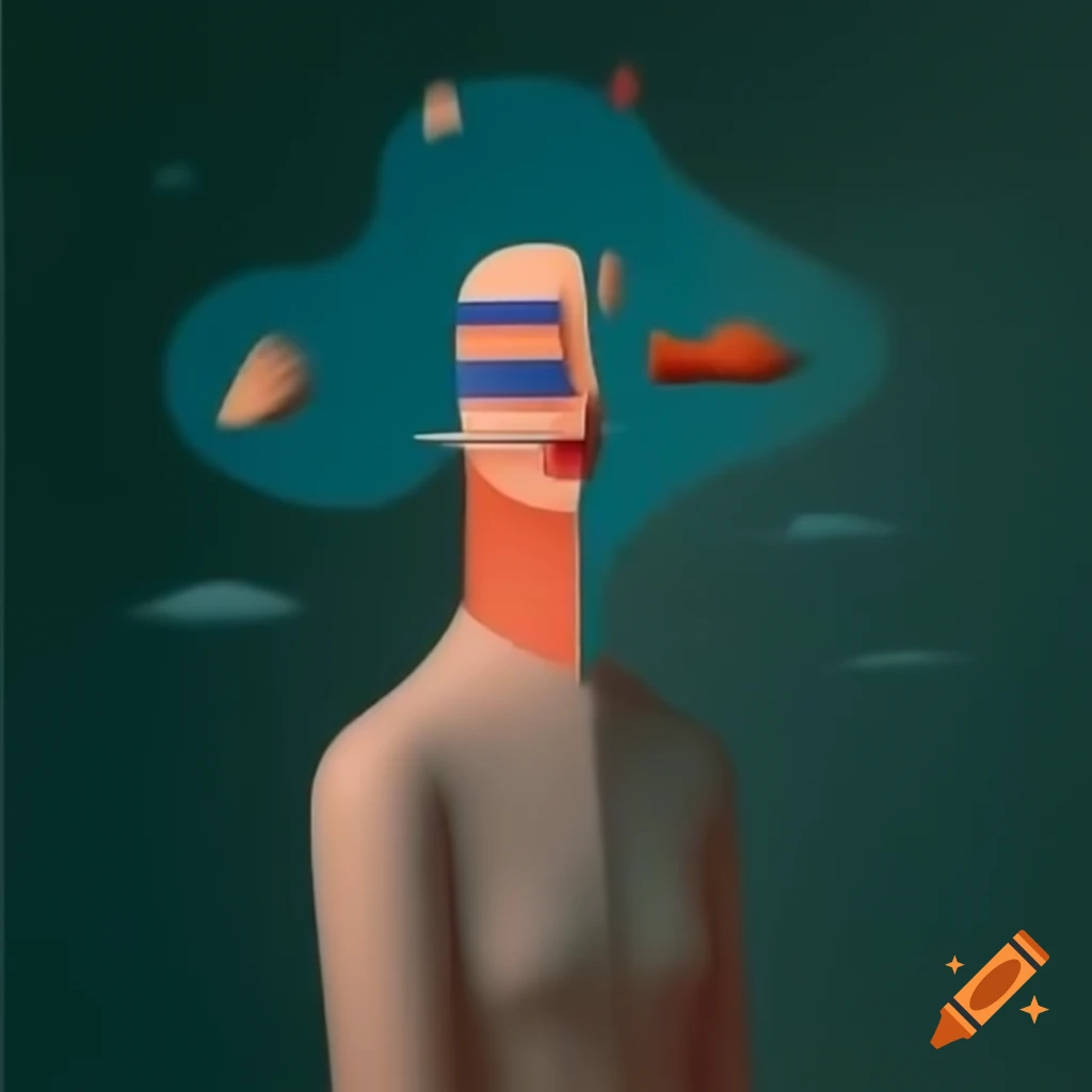 Surrealist art featuring dream-like elements