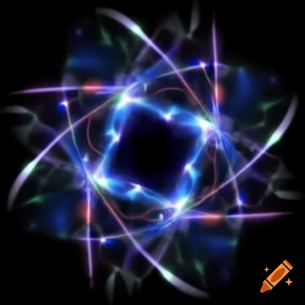 Conceptual illustration of quantum entanglement in physics