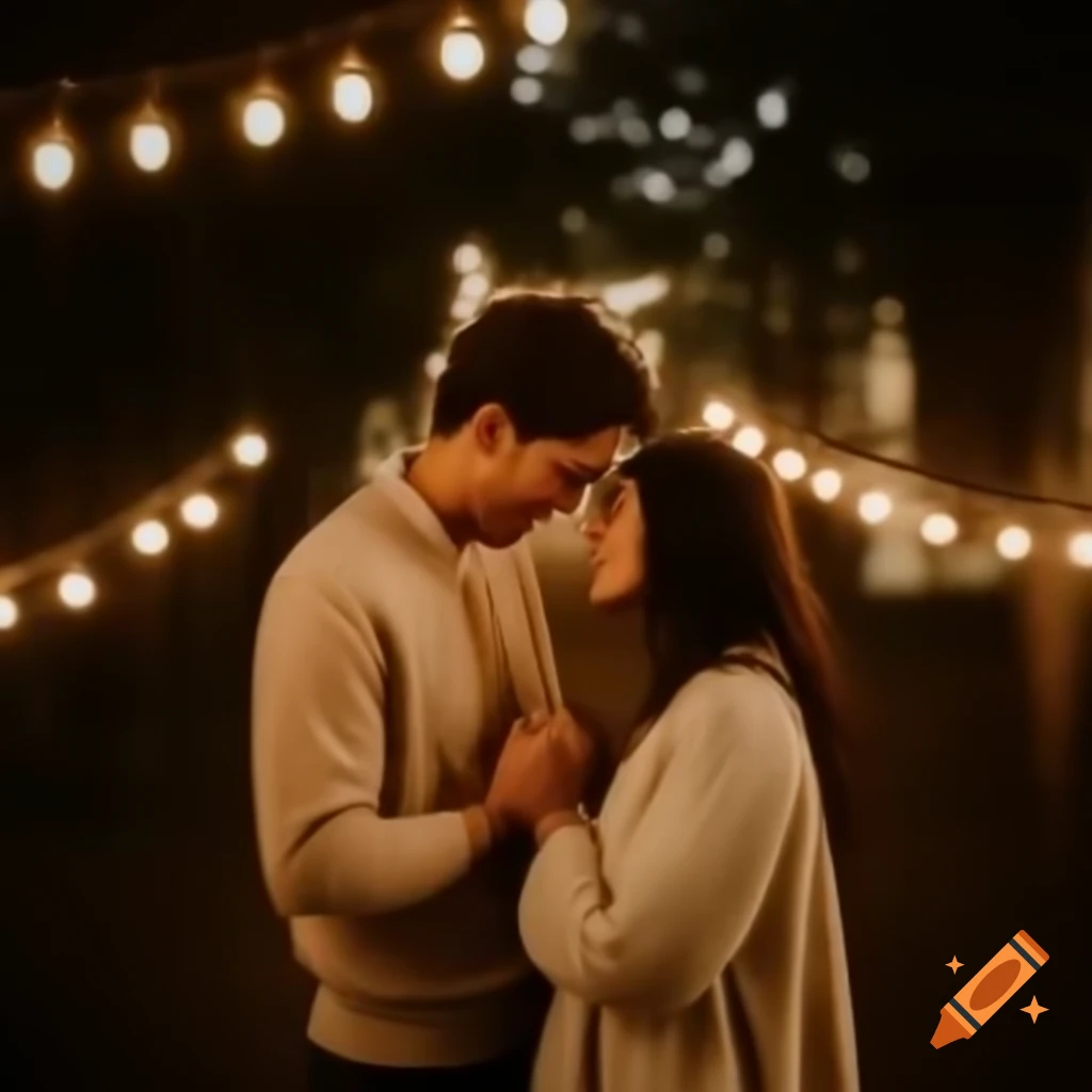Couple reconnecting in a romantic dinner setting