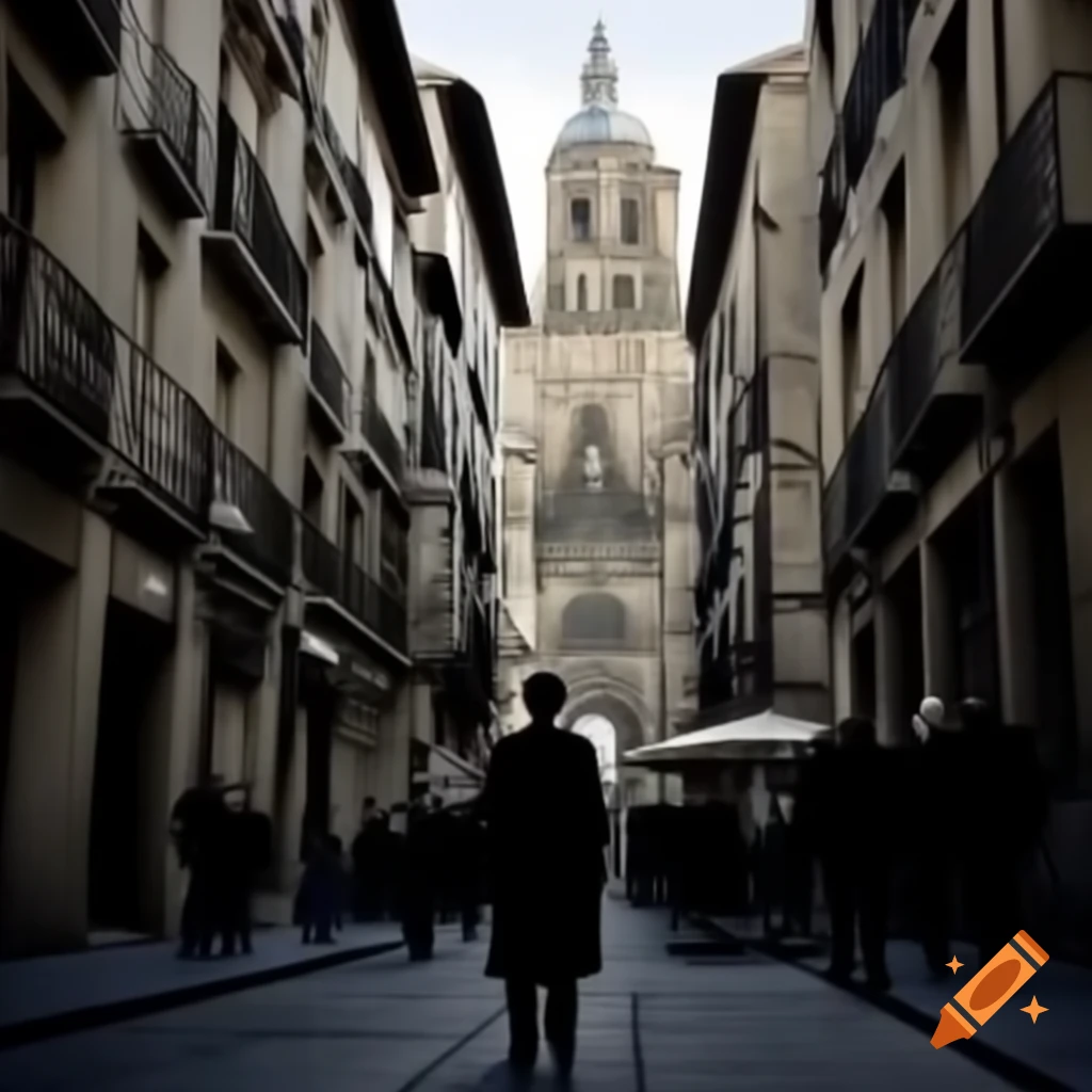 Edgar Allan Poe in the city of Salamanca