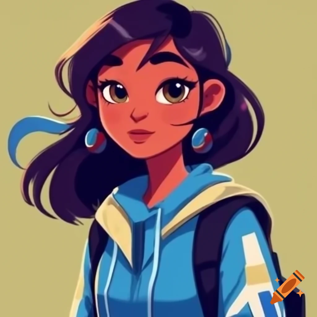 Book cover featuring a girl with braids in cargo jeans and grey hood