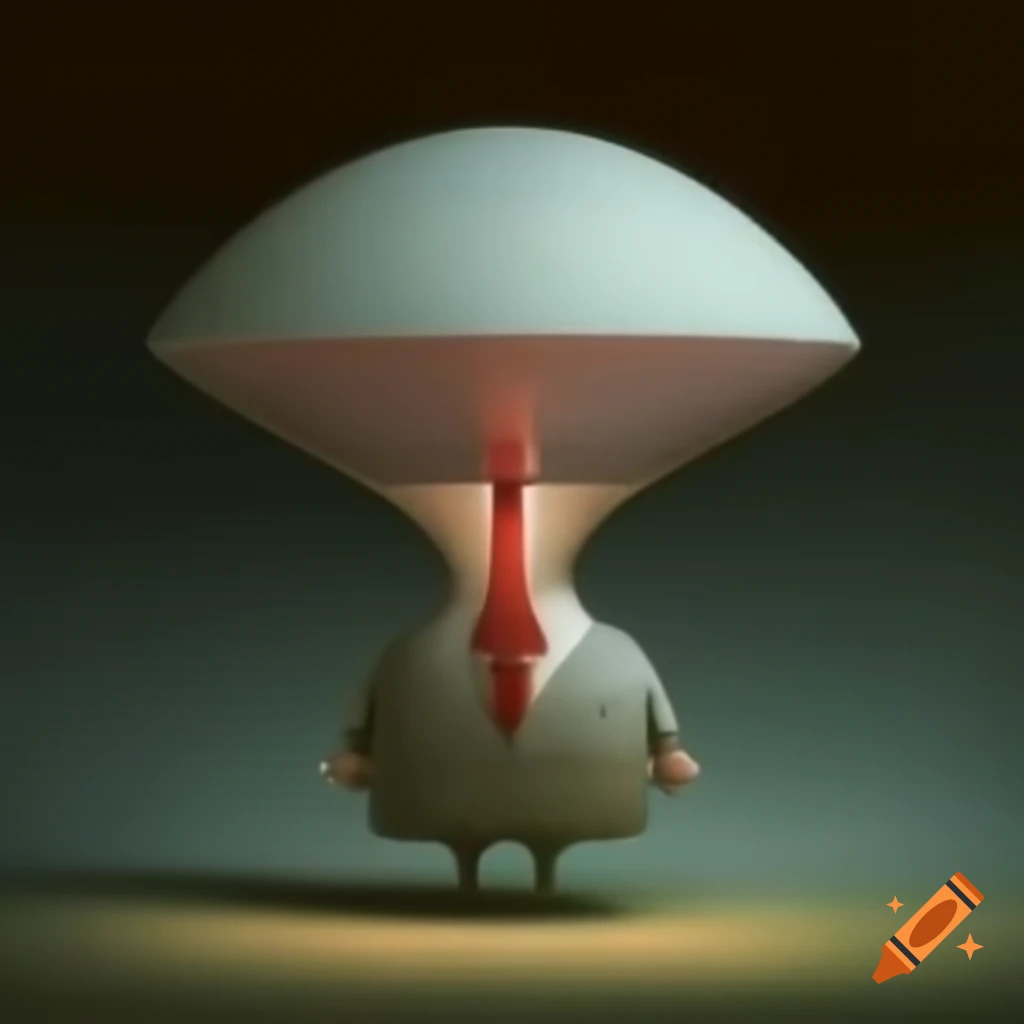 Abstract surrealist art composition