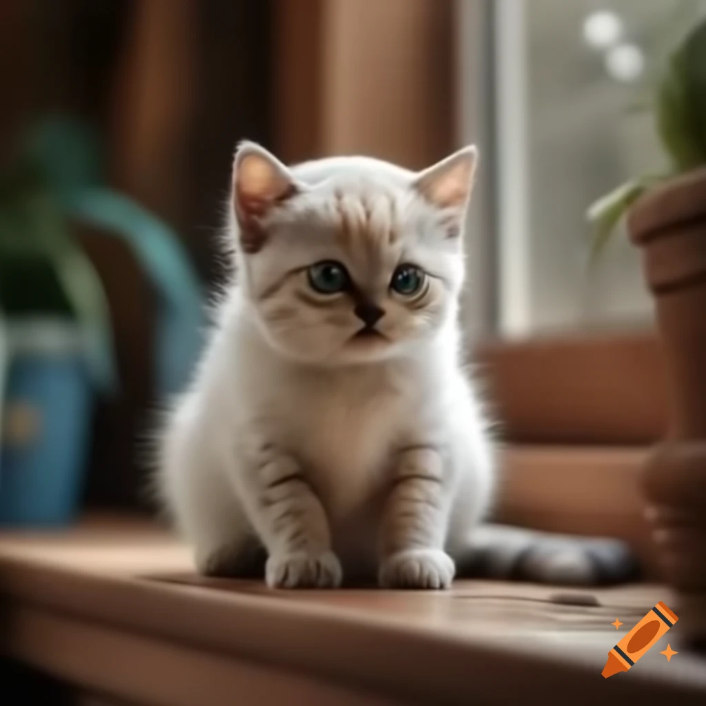Cute cat portrait