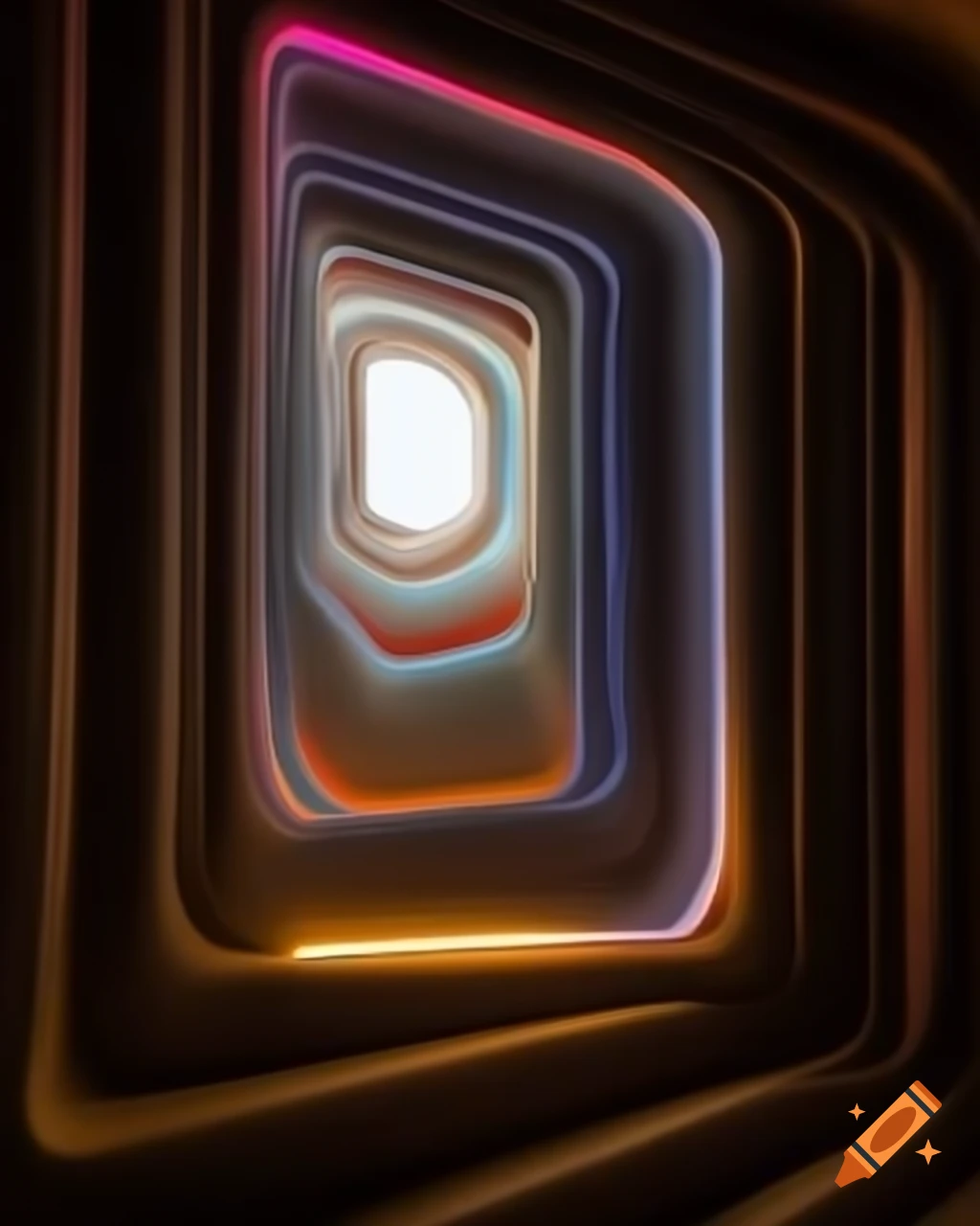 Abstract fine art featuring geometric shapes and bold colors
