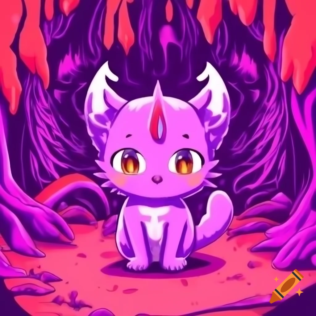 Pixel art dragon in white and purple scales on throne with jasmine