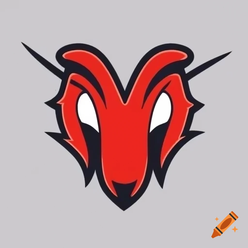 High detail logo featuring ants playing hockey