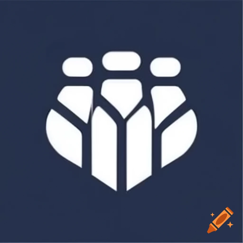 Logo design for a three-member team with horizontal drill concept