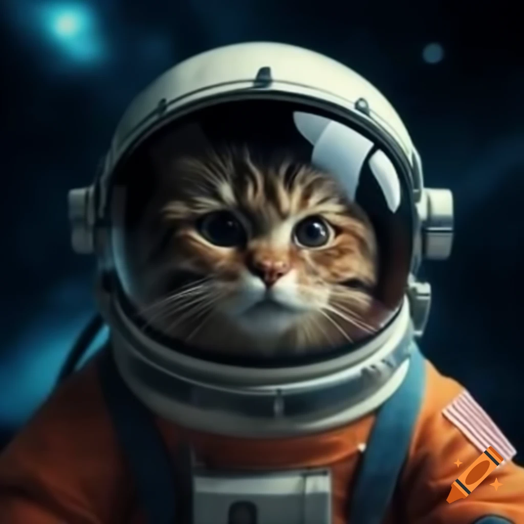 Wizard cosmonaut wearing space suit