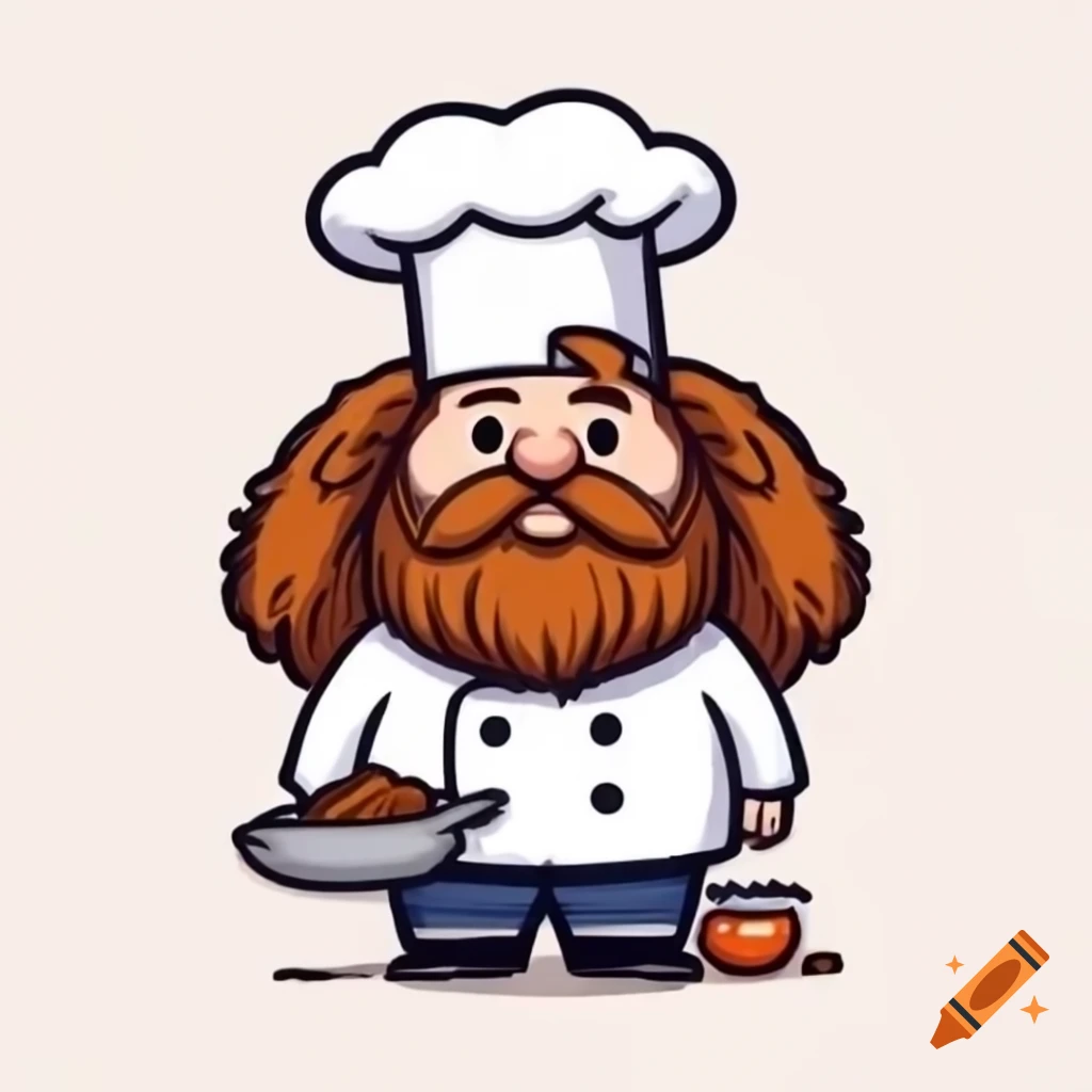 chibi-style-male-chef-with-beard-happily-stirring-pot-of-ragu-on-craiyon