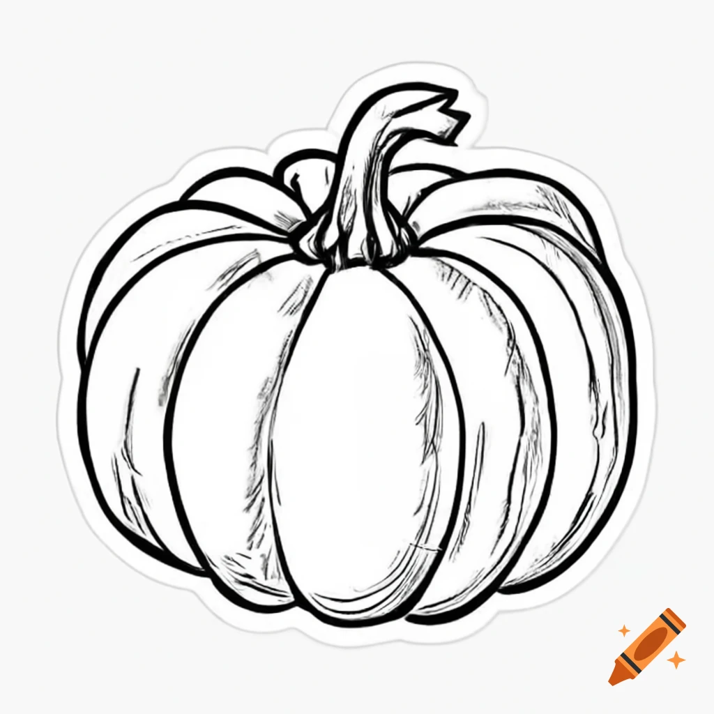 A Vibrant Orange Pumpkin On Craiyon