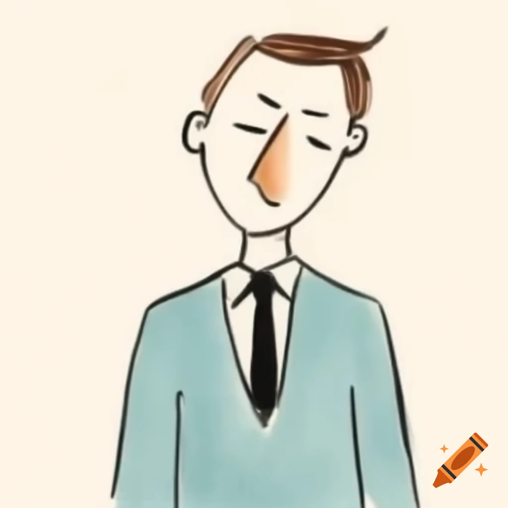 Un homme debout, inspiration pour dessin basé sur chanson, avec éléments symboliques