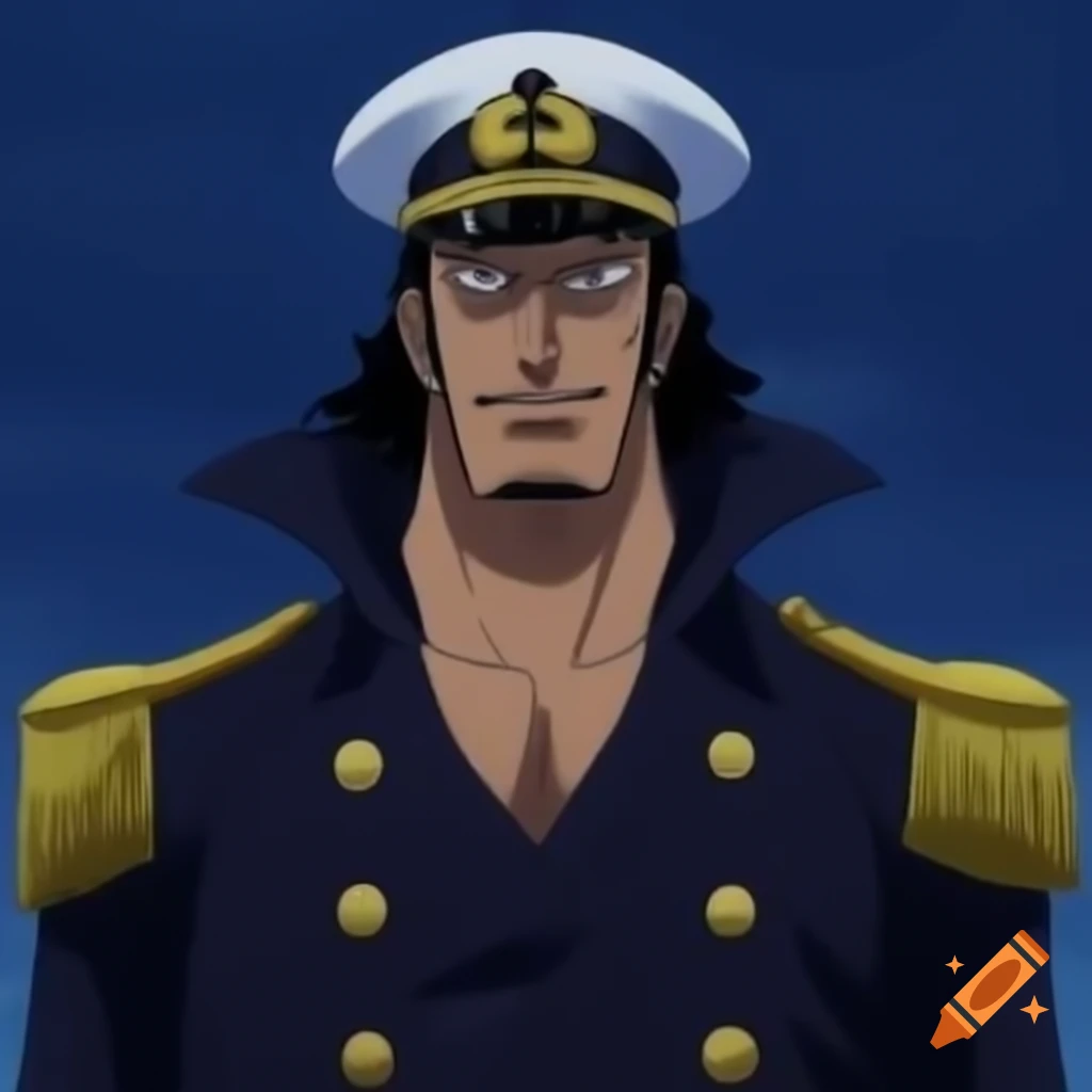 New One Piece navy Admiral showcasing extraordinary haki powers