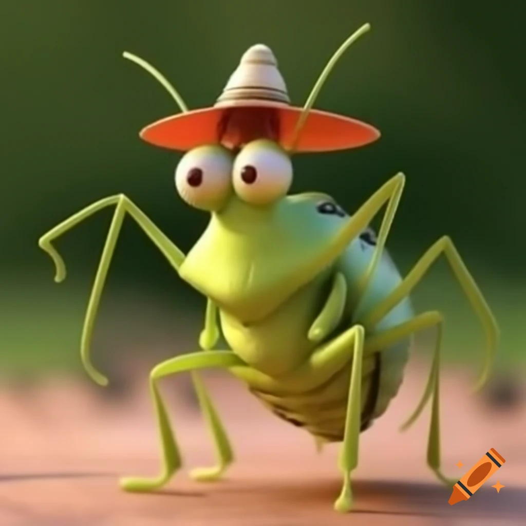 Bugs dressed in tiny hats
