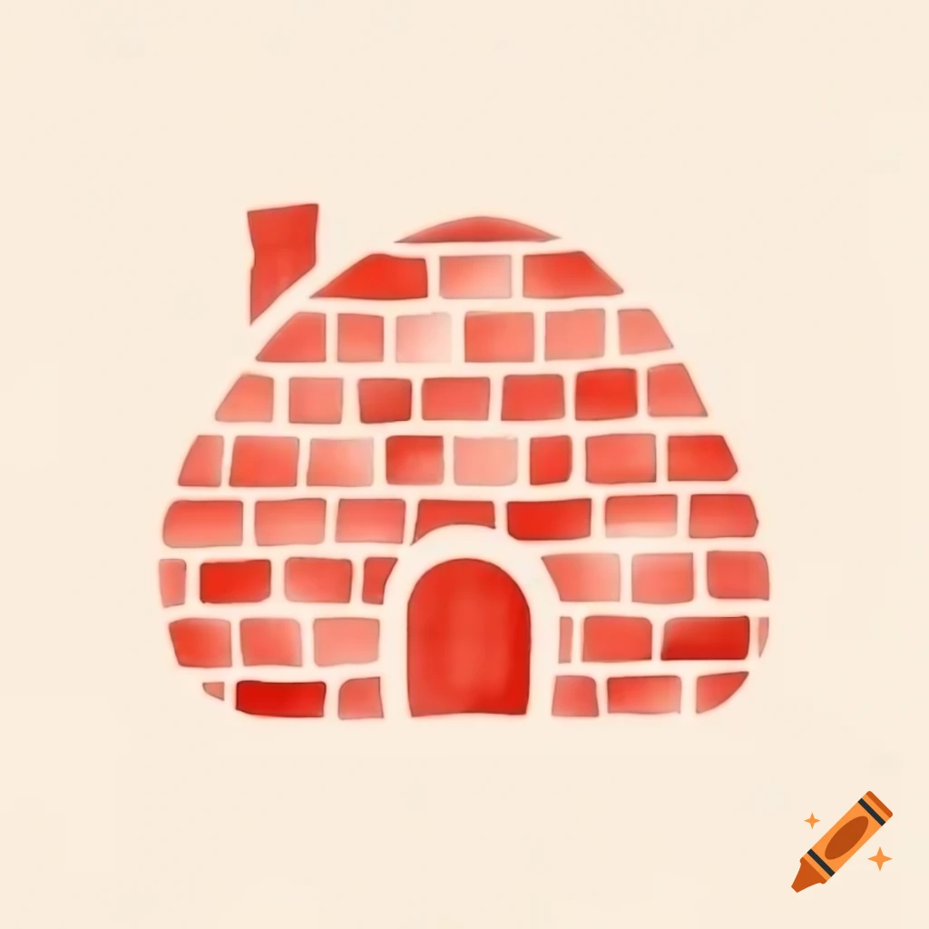 Igloo-shaped red brick house