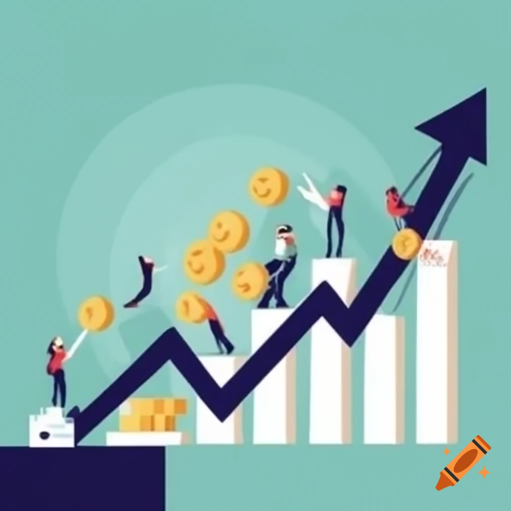 Tax decrease financial concept