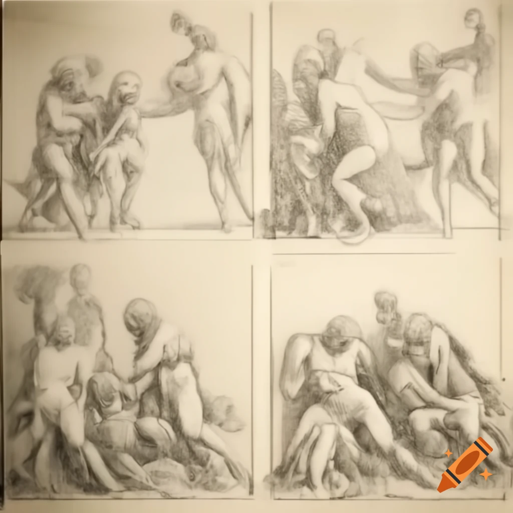 Illustrations depicting the myth of the Abduction of Europe