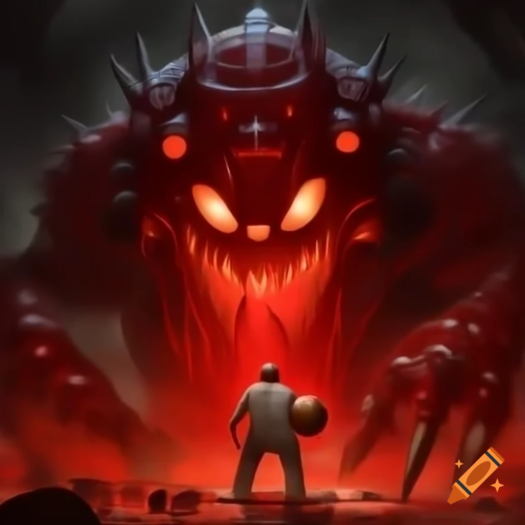 Surreal scene of mechanical claws and gummy bear blades in a nightmarish apocalypse