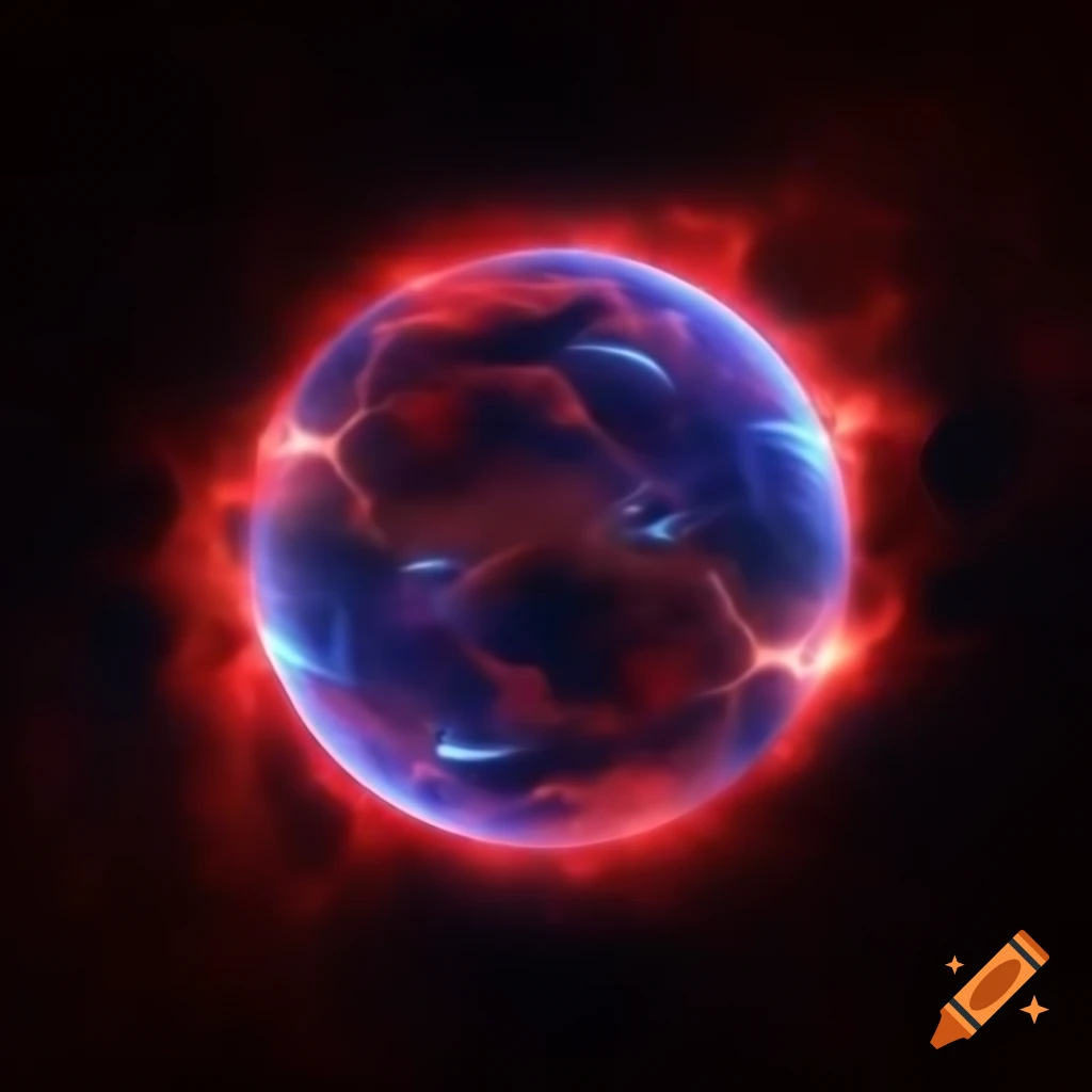 Red and blue elemental planet