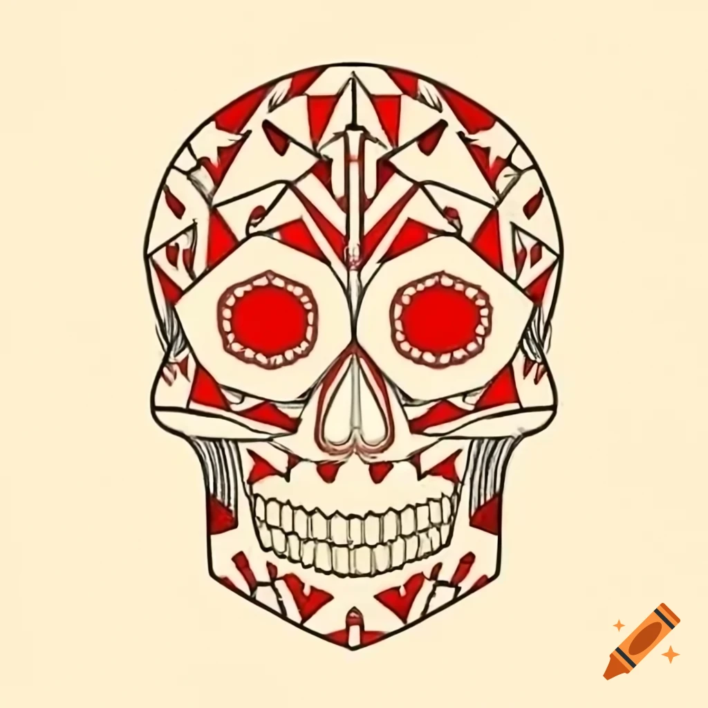 Geometric skull design