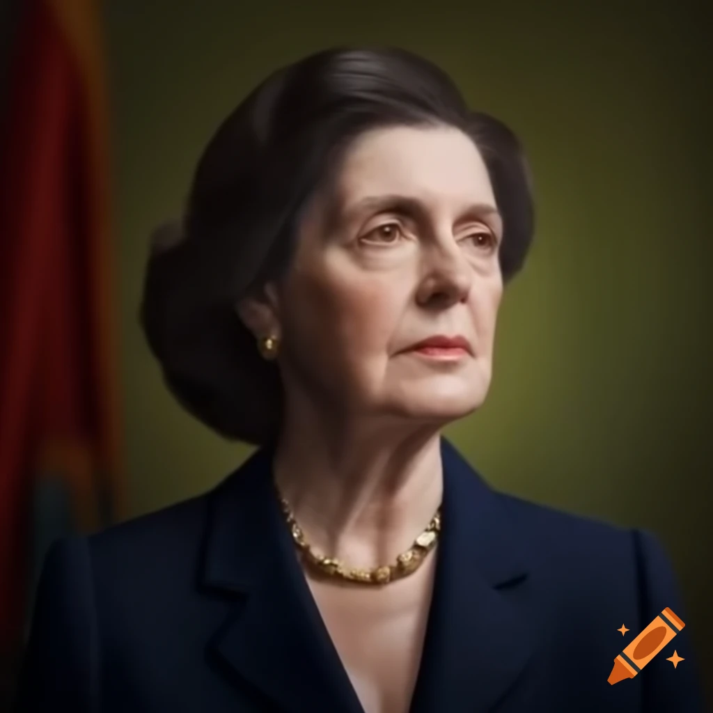 Official portrait of the female Prime Minister of Asgaria