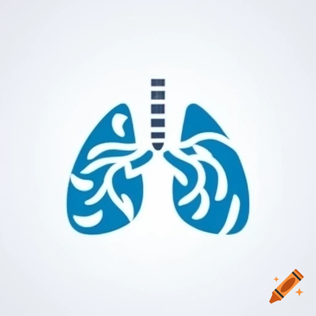 Modern sophisticated respiratory logo design