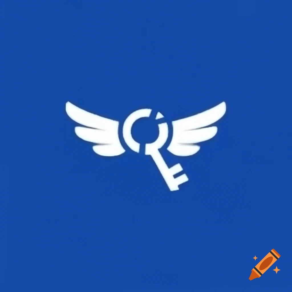 Modern minimalist logo design for Fator Chave with key, wings, mind, and evolution elements